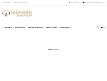 Tablet Screenshot of giovannisemijoyas.com